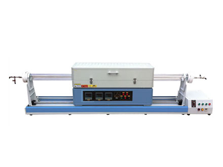  1200度 三溫區(qū)滑軌式管式爐